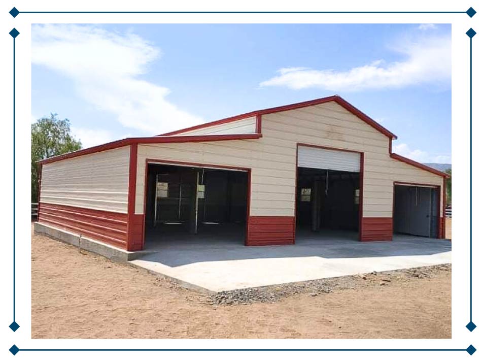 metal barn building