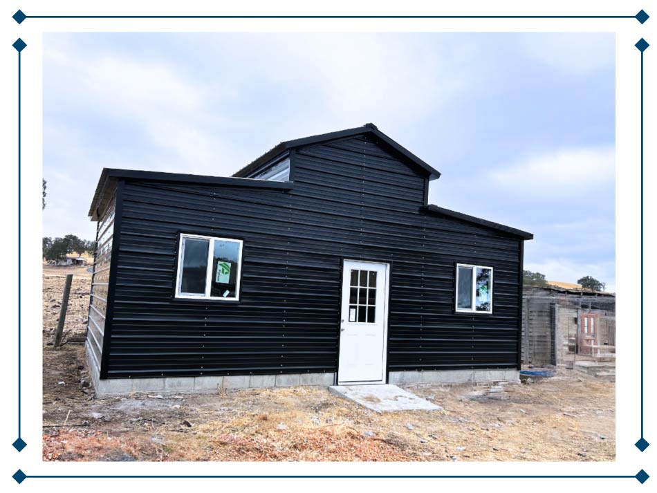 metal barn building