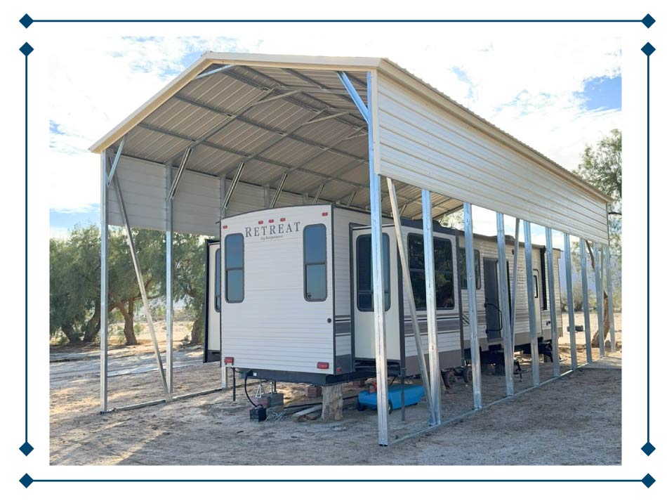 metal rv cover carport