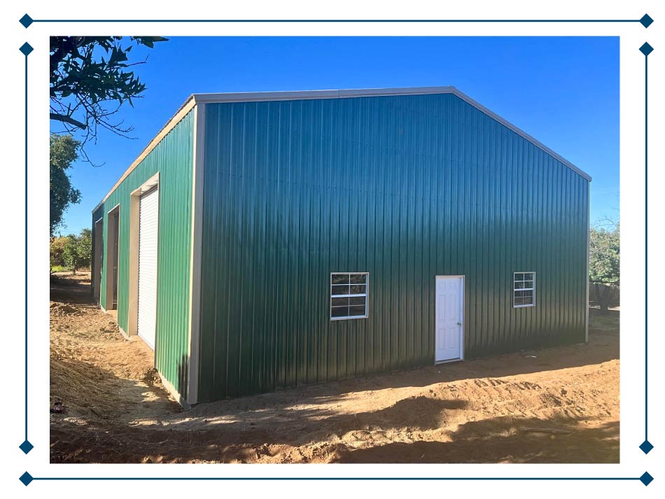 metal clear span building