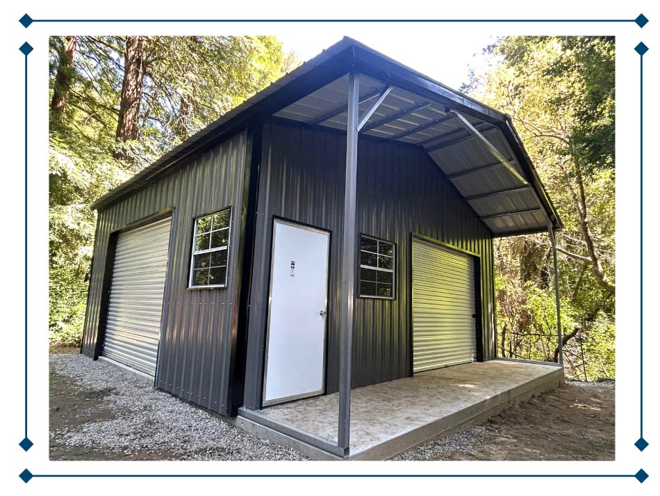 metal wide garage carport