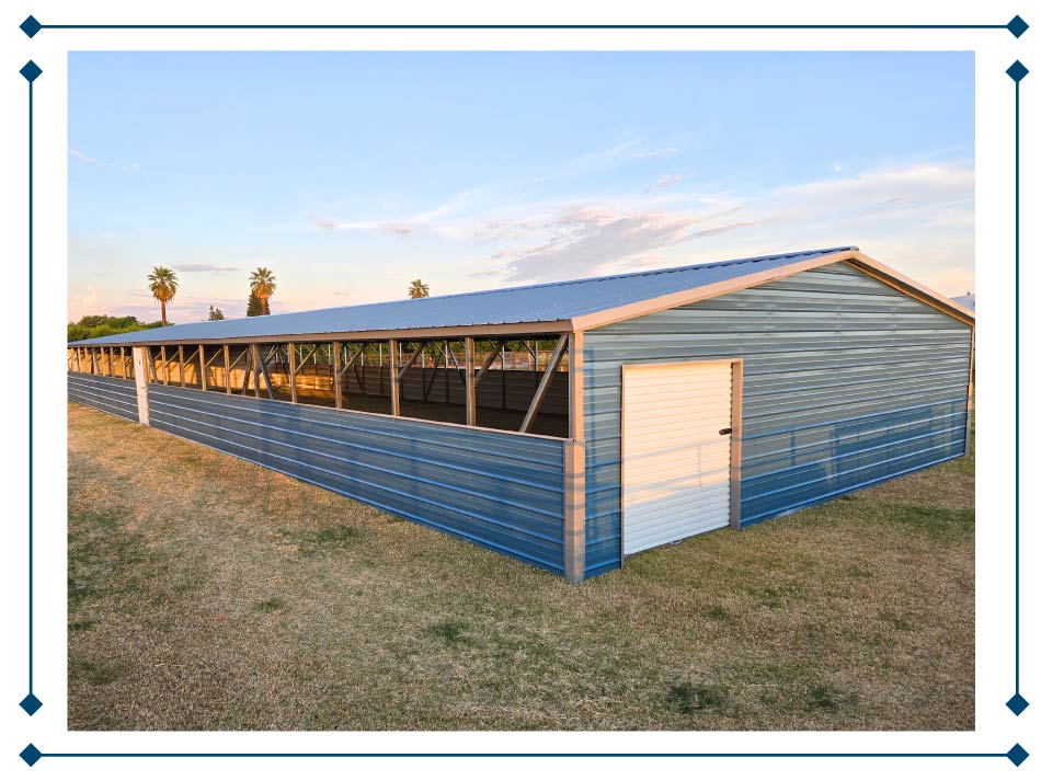 metal garage building
