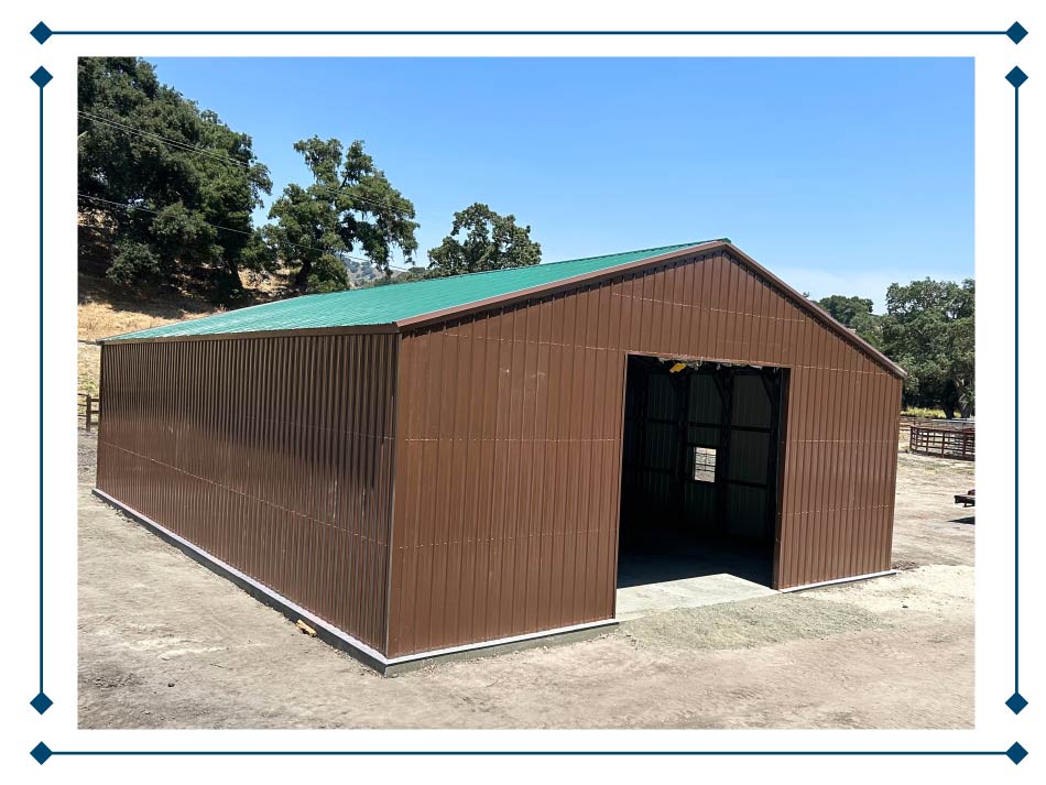 metal clear span building