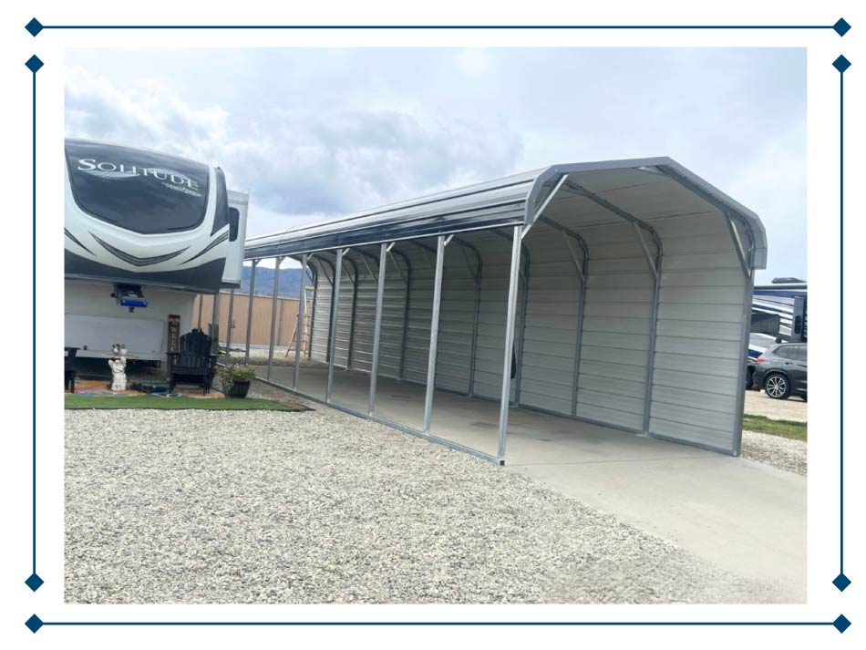metal rv carport building