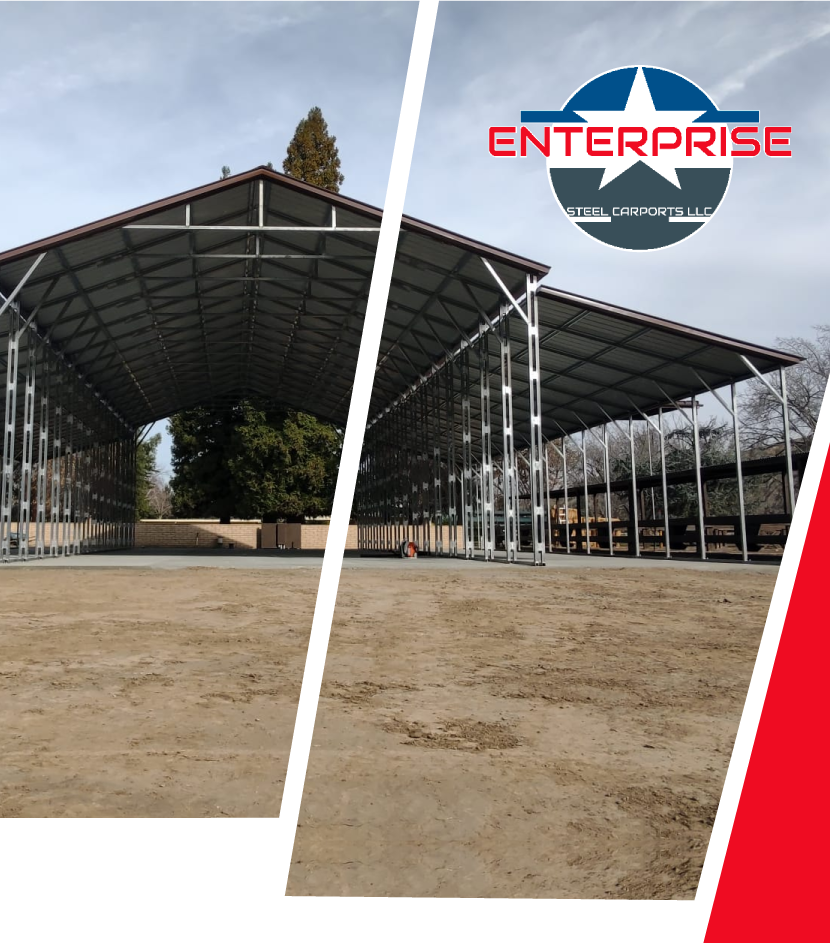 metal carports by enterprise steel carports