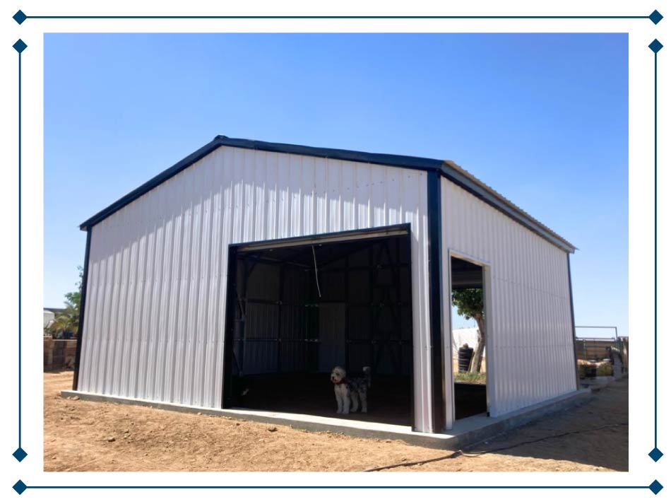 metal garage building
