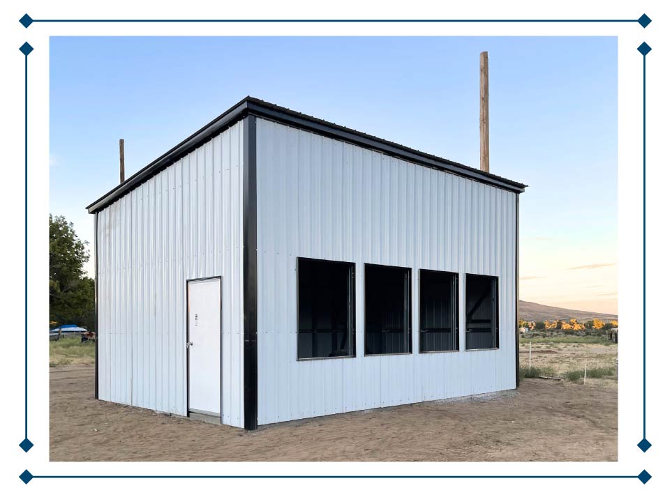 metal carport  lean to