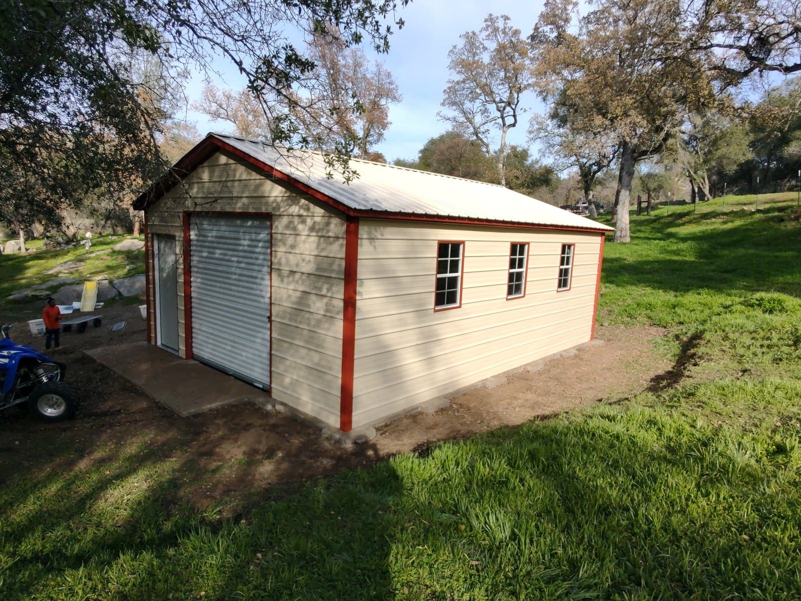 A-Frame Vertical Metal Buildings