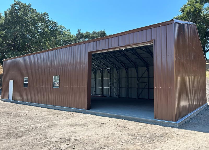 wide span building in california